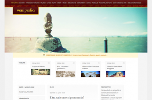 Venipedia home page portion.